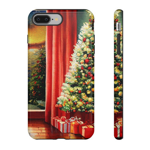 Christmas Tree in Cozy Holiday Home - Impact Resistant Phone Case iPhone 8 Plus Glossy